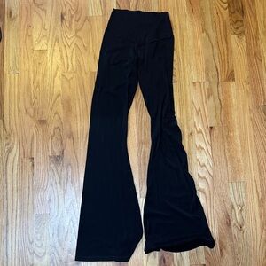 Aerie Black Flared Leggings